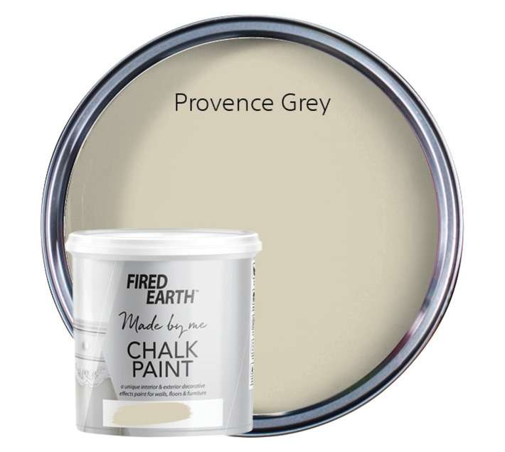 Fired Earth Chalk Furniture and Wall Paint - Provence Grey (1L)