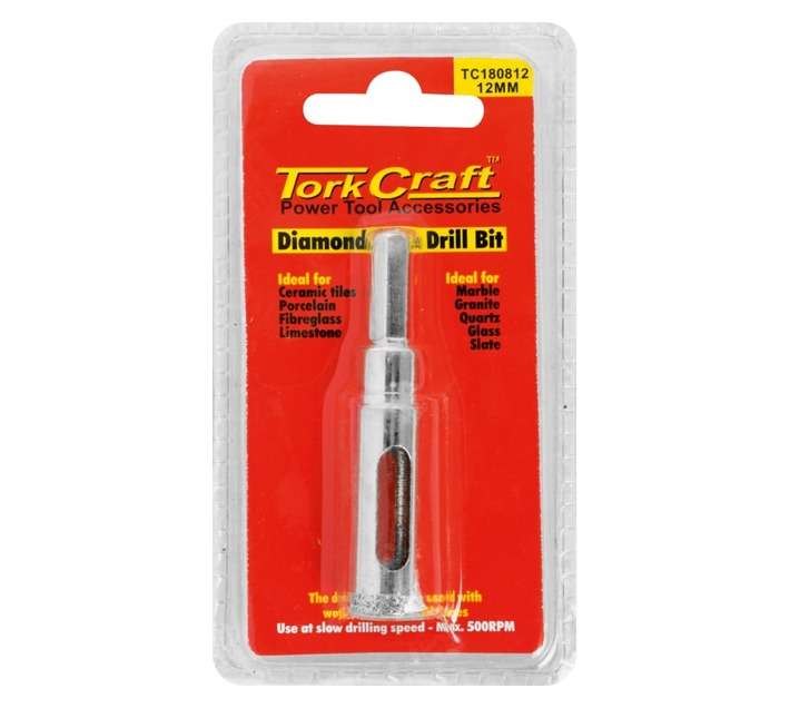Tork Craft TC180812 Diamond Core Bit for Tiles (12mm)