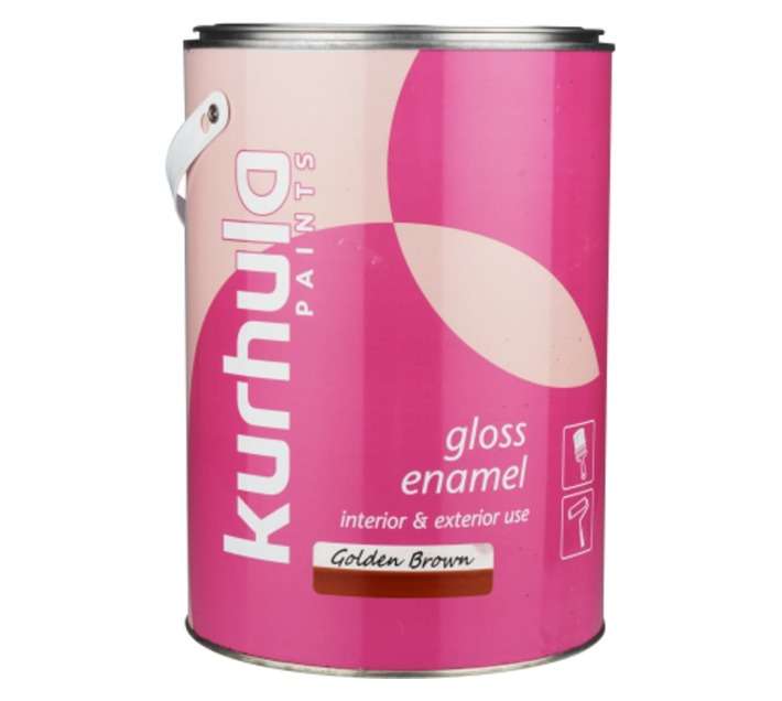 Kurhula Gloss Enamel Paint - Golden Brown (1L)