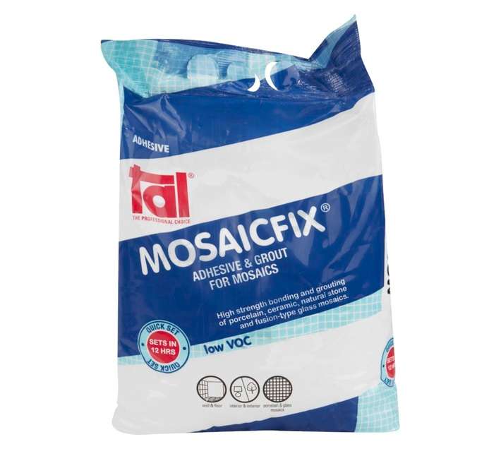 TAL Mosaicfix Tile Adhesive - Super White (5kg)