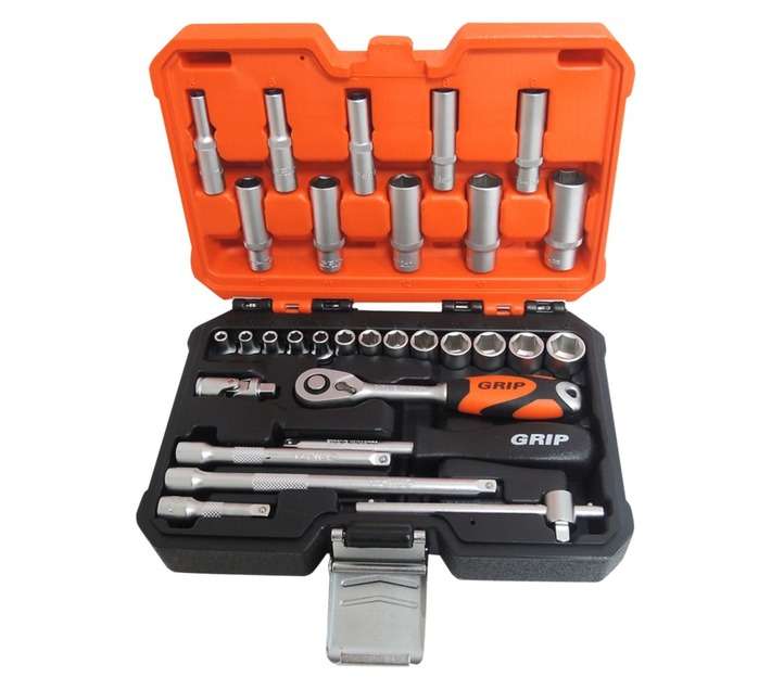 Grip GMS030 30 Piece Socket Wrench Set (1/4 Inch)