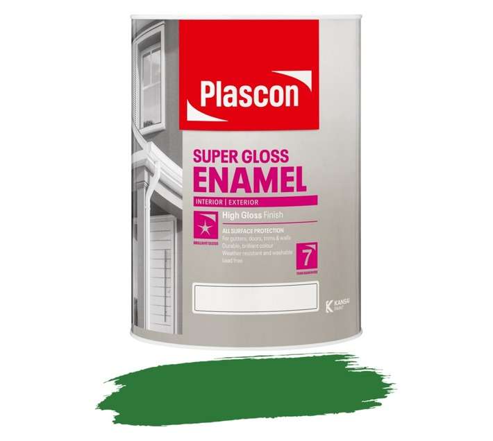 Plascon Super Universal Enamel Doors and Trims - Brilliant Green (5L)