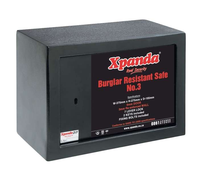 Xpanda Safe Burglar Resistant No3 (375 x 275 x 195mm)