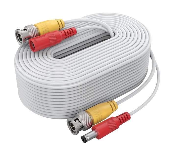 Securityvue Smart Home CCTV Camera Extension Cable - White (18m)