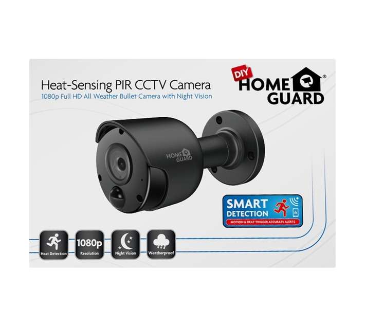 Homeguard HGPRO-838B Full HD Bullet Camera - Black (1080P)