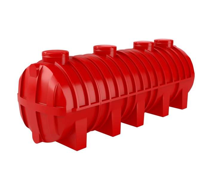 Eco Tanks 10 Person Waste Water Treament Plant - Red