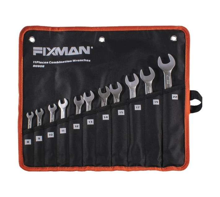 Fixman 11 Piece Combination Spanner Set (8-22mm)