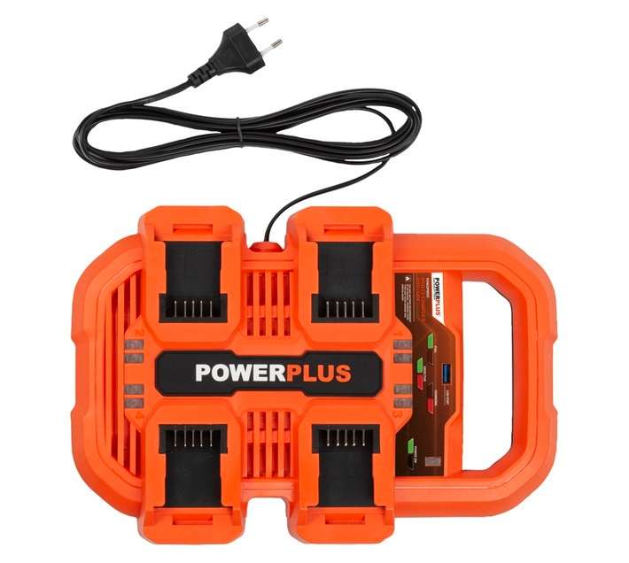 Power Plus POWDP9055 Battery Charger - Orange/Black (20V/40V)