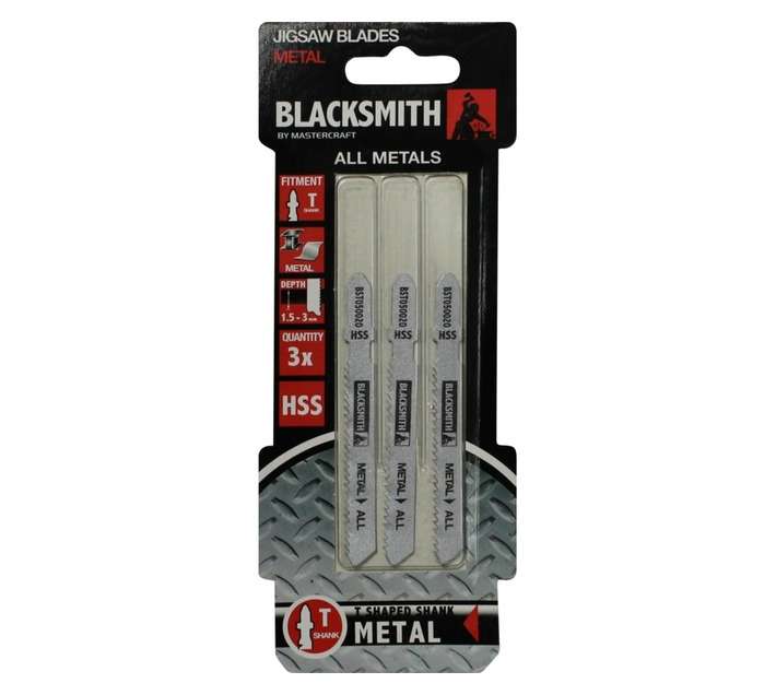 Blacksmith T Shank metal 1.5-3mm Jigsaw Blade (3 piece)