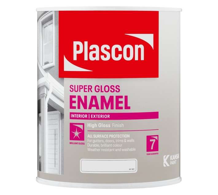 Plascon Super Universal Enamel Doors and Trims - Mines Grey (1L)