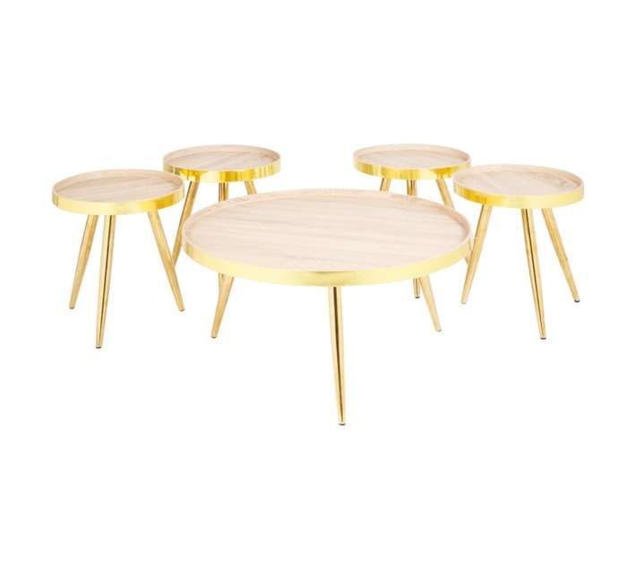 GOF Aster Coffee Table - Oak (800 x 40 x 500mm)