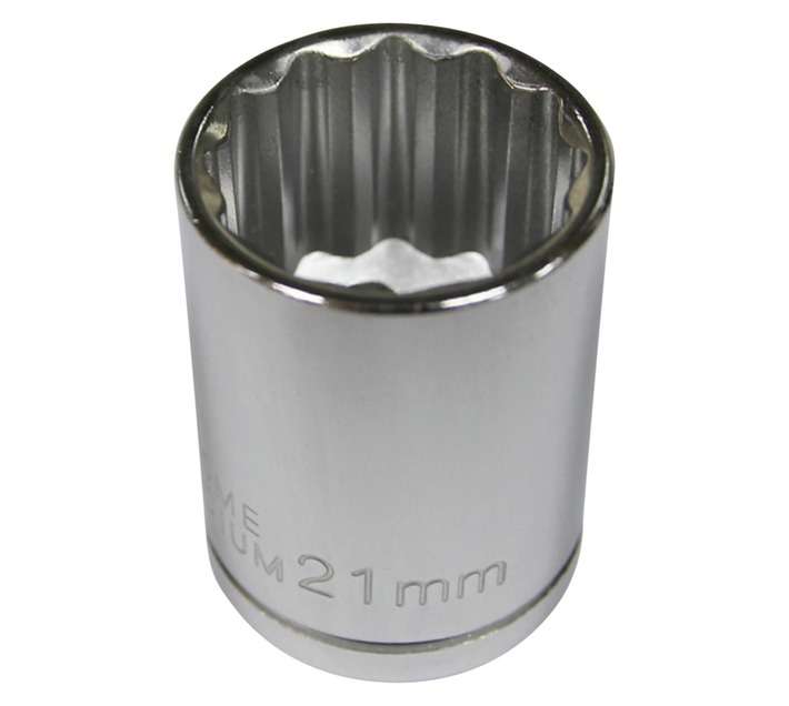 Mastercraft Â½" Drive 12 Point Socket (21mm)