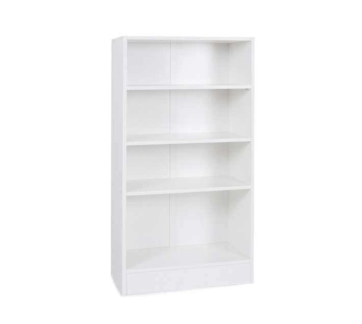 Home and Kitchen Cuba Bookcase - White (300 x 600 x 1800mm)