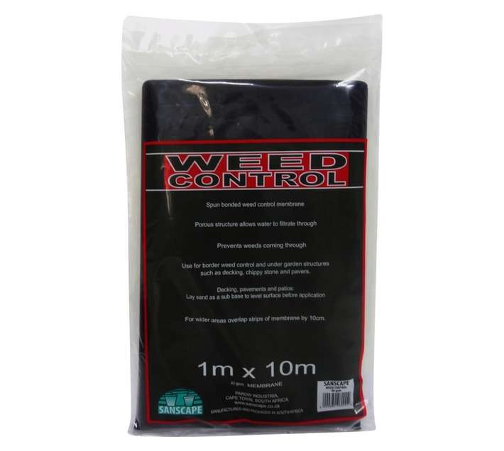 Sanscape Weed Control Mat - Black (10m x 0.5 x 1000mm)