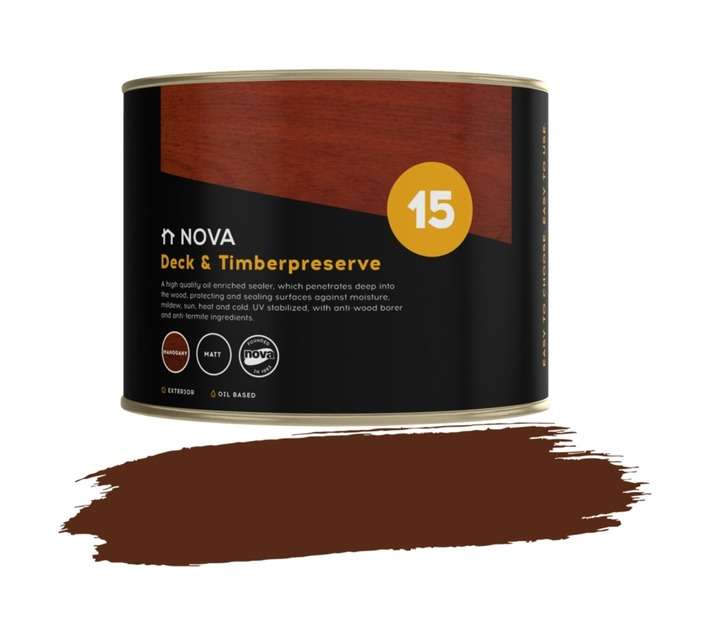 Nova 15 Deck and Timberseal - Mahogany (1L)