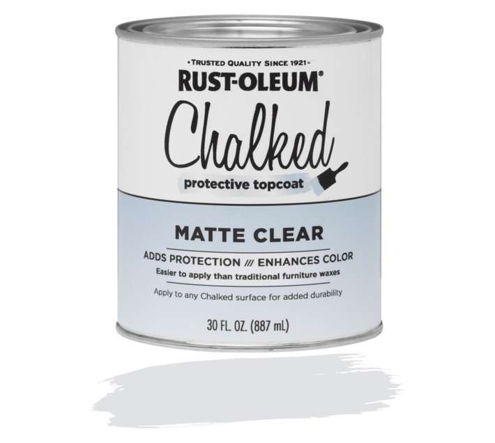 Rust-Oleum Chalked Protective Topcoat - Matte Clear (887ml)