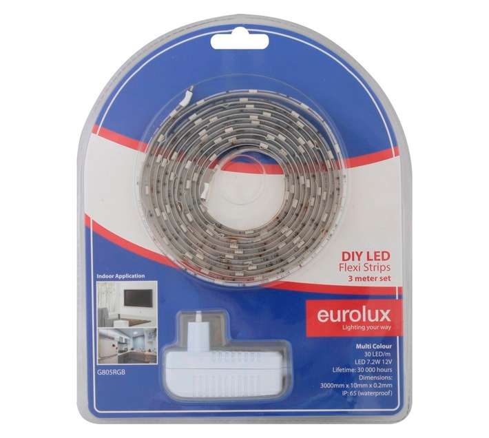 Eurolux G805RGB DIY LED Strip Light - R/G/B (3000mm)