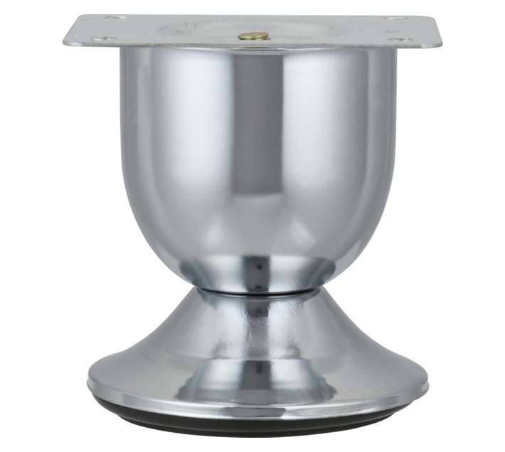 Home and Kitchen Vase Leg - Chrome (90 x 75 x 75mm)