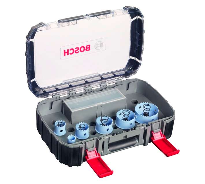 Bosch 9 Piece Metal Hole Saw Set (22-64mm)