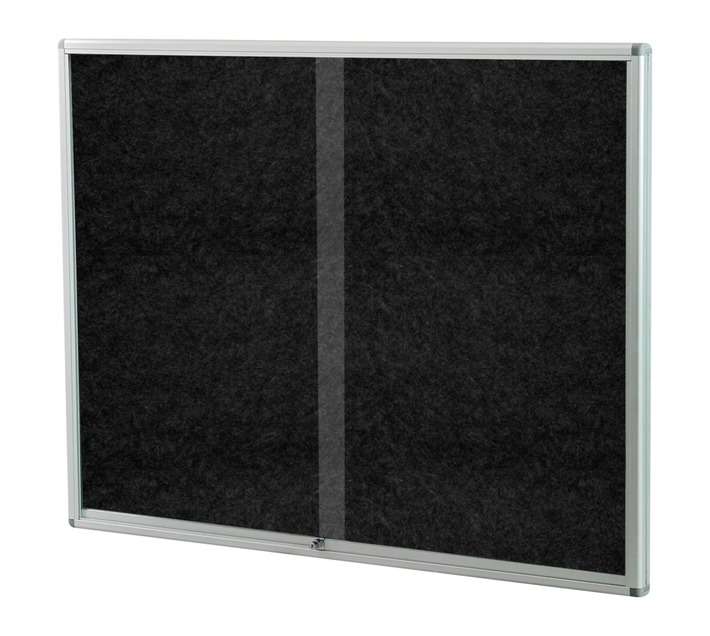 Parrot Products BD3860B Display Case Pin Board - Black (1500 x 1200mm)