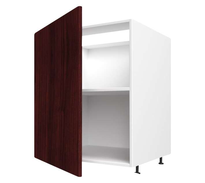 Home and Kitchen Wrapped Base Cabinet Unit - Mahogany (600 x 560 x 720mm)