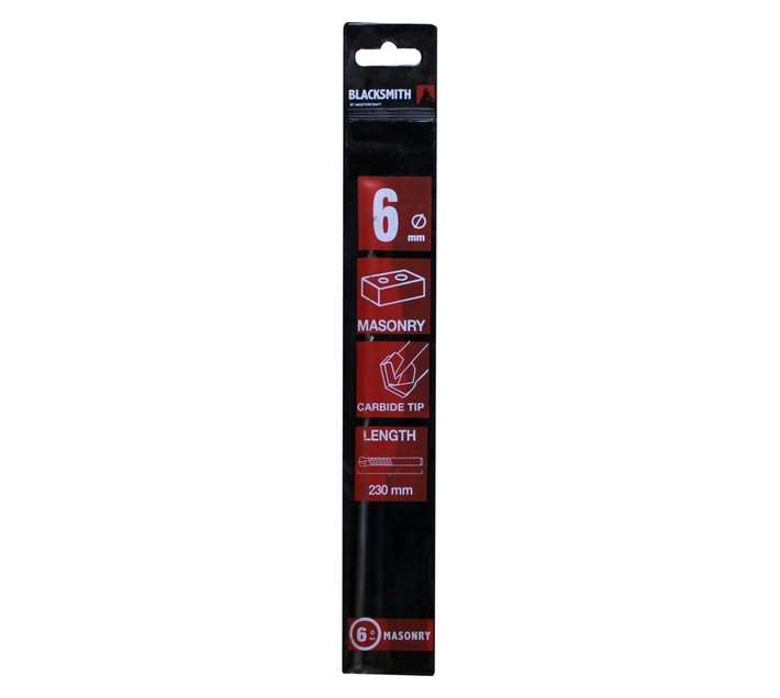 Blacksmith 6.0 x 230mm Masonry Drill Bit Long Shank