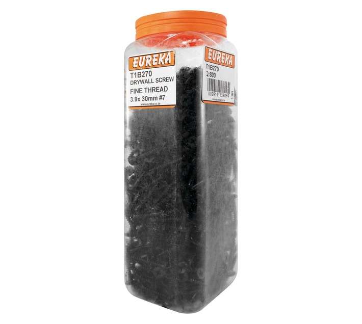 Eureka 800 x Fine Drywall Screws (3.9 x 30mm)
