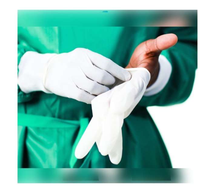 Powder Free Latex Gloves - White (Large)