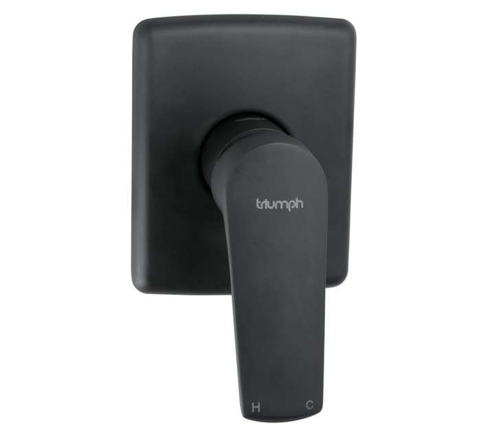 Magnetite Undertile Bath and Shower Mixer - Black