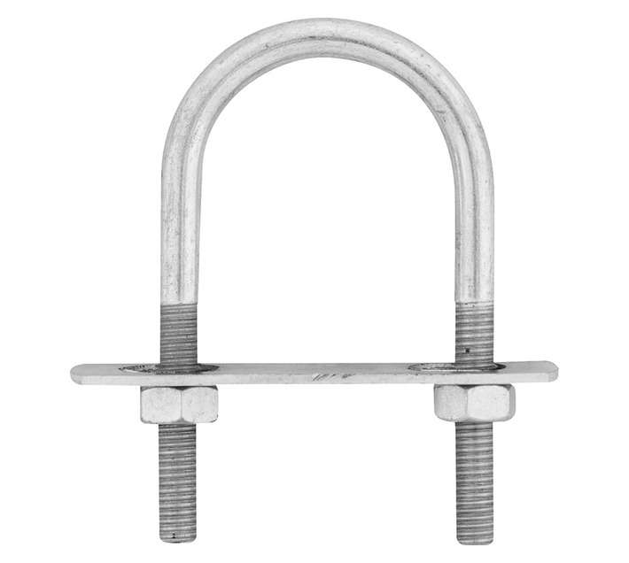 Active Hardware 8 x 40mm U Bolt with plate and nut