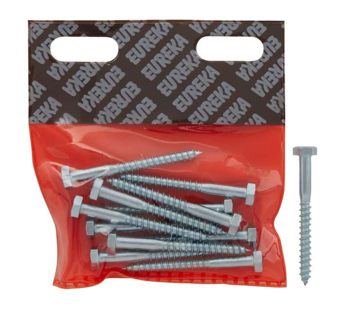 Eureka 1CC40U 6 x 60mm Coach Screw Galvanised (12 Pack)
