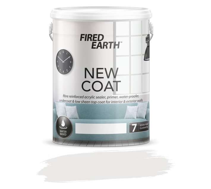 Fired Earth New Coat - White (5L)