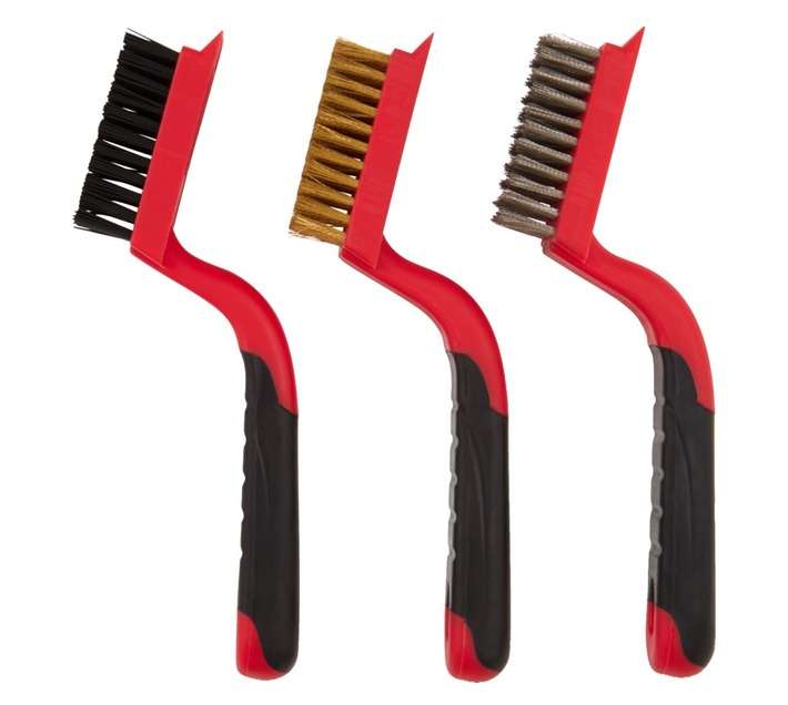 Grip Wide Brush Set Soft - Red