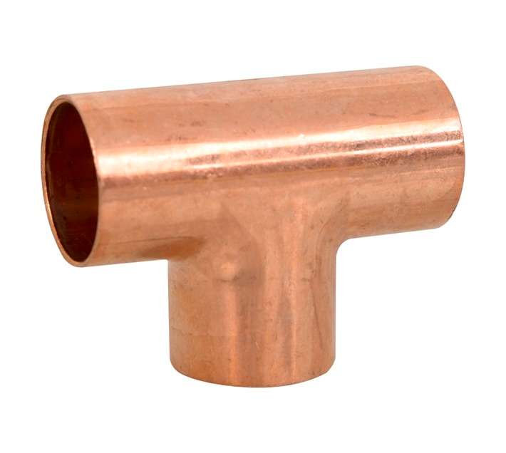 Builders Copper Tee Equal (22mm)