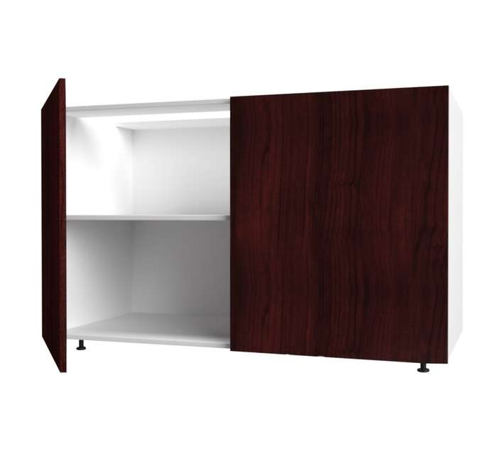 Home and Kitchen Base Unit Wrap Cabinet - Mahogany (1200mm)