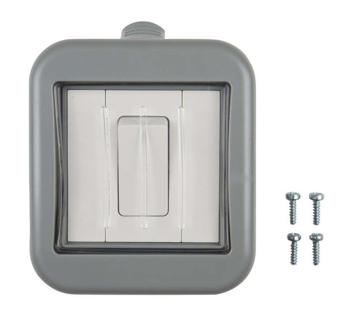 Masterplug WPB12 IP55 2 Way Single Switch
