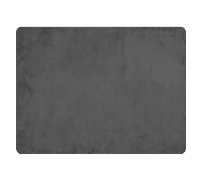 Stefano and Co Sonya Faux Fur Mat - Dark Grey (1500 x 820mm)