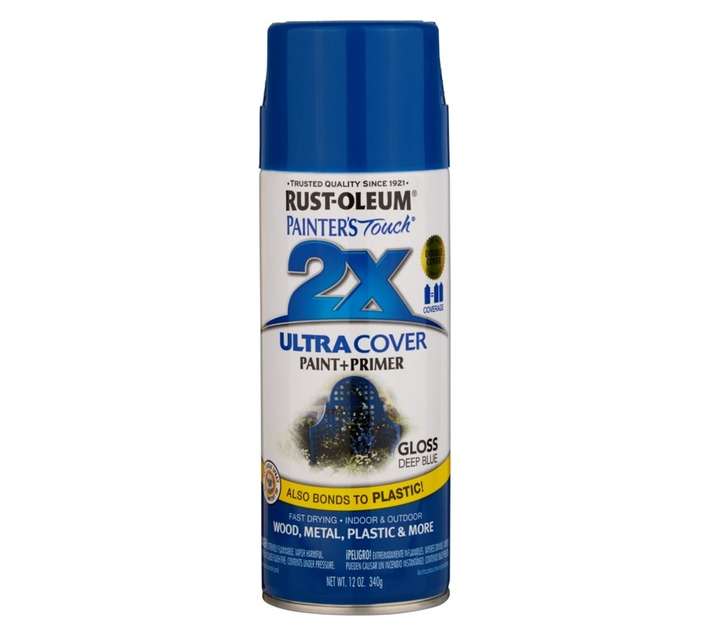 Rust-Oleum Spray Paint Touch 2X Ultra Cover - Gloss Deep Blue (340g)