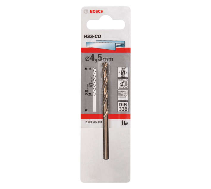 Bosch HSS 4.5 x 47 x 80mm Drill Bit