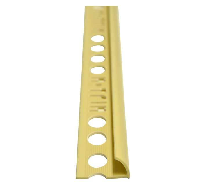 M-Trim PVC Round Edge Trim - Cream (2500 x 9mm)