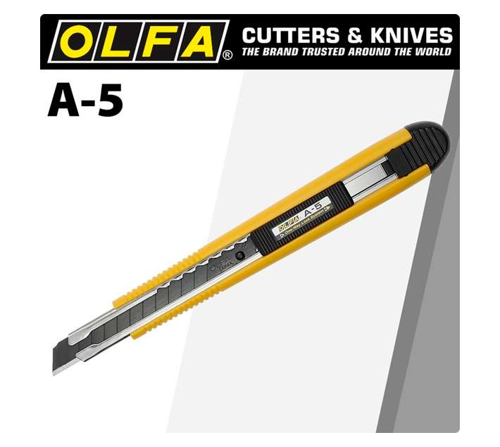 Olfa CTR A5 One Way Auto Lock Utility Knife