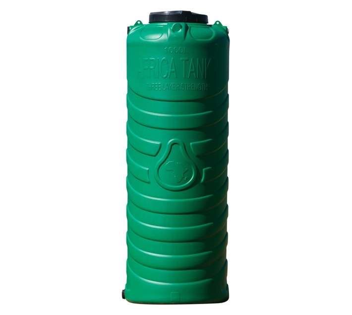 Africa Tanks Vertical Water Tank - Green (1000L)