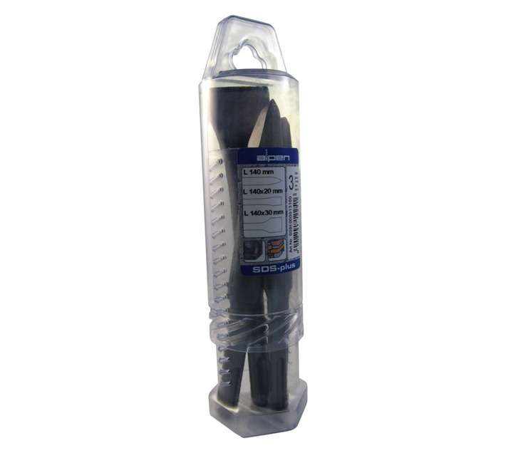 Alpen ALP980000131 3 Piece SDS Chisel Drill Bit Set