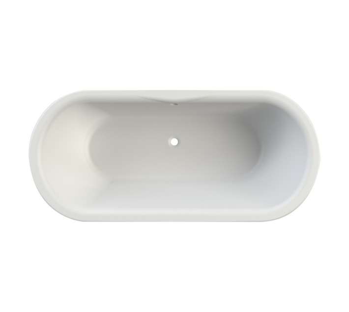 Lusso Jessie Built-in Bath - White (1705mm)