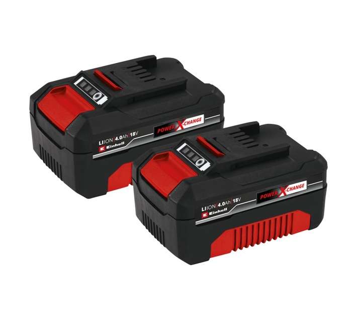 Einhell PXC 2 x 4.0Ah Twin Battery Pack 18V