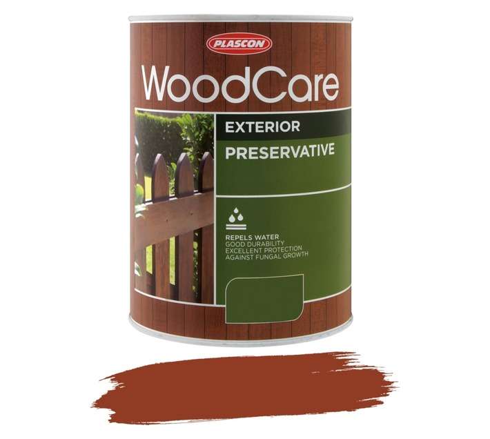 Plascon Wood Preservative - Mahogany (5L)