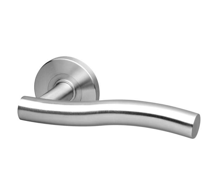 Dortello Namsos Tube Lever Handle with Keyhole