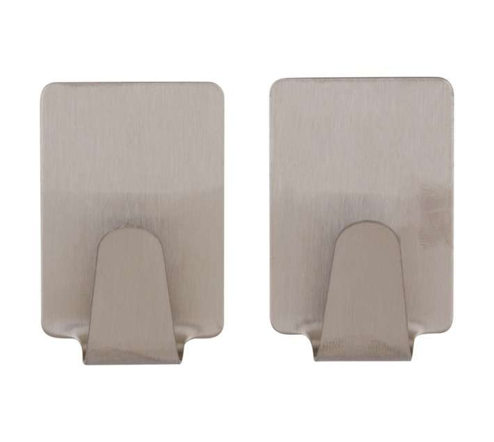 Dejay Medium Rectangular Hook - Stainless Steel