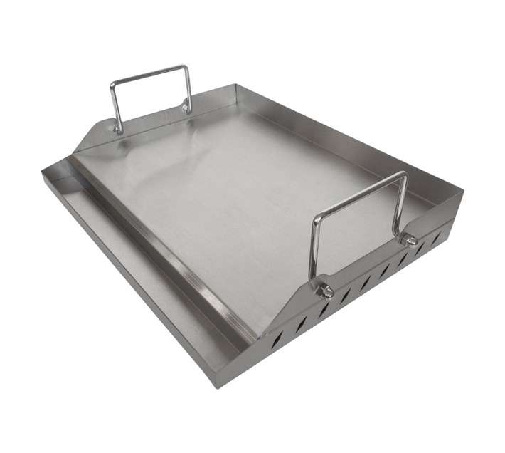 Lifespace Stainless Steel BBQ Flat Top Griddle (590 x 405 x 70mm)