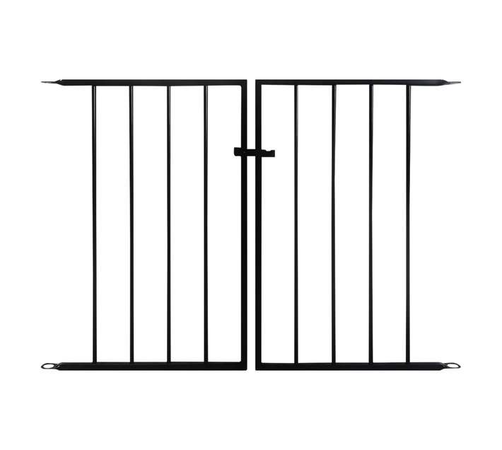 FDB Small Metal Gate - Black (910 x 20 x 670mm)